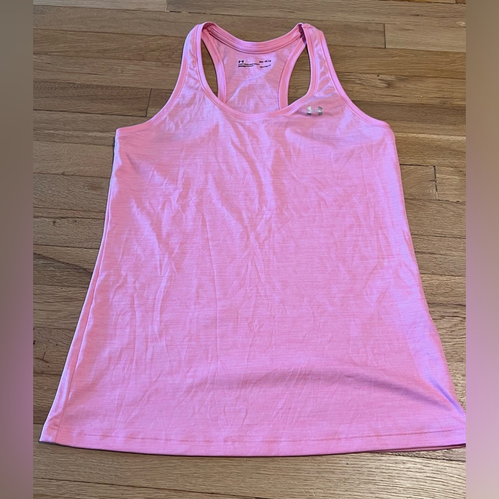 Under Armour Pink Workout Tank Top Medium